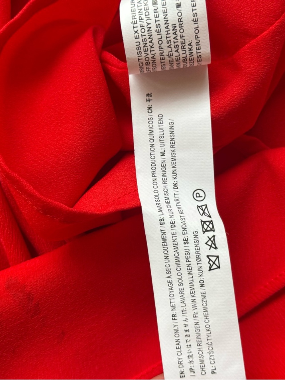 J.O.A. Red Ruffle Wrap Mini Dress - Picture 5 of 7